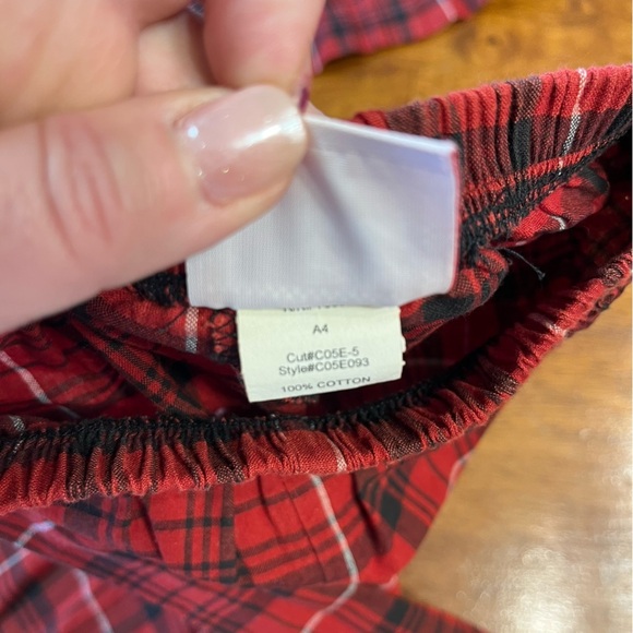 Vintage Cottontail Originals red black plaid school chalkboard 2 pc outfit 4 - Picture 9 of 9